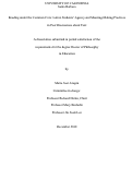 Cover page: Reading under the Common Core: Latinx Students’ Agency and Meaning-Making Practices in Peer Discussions about Text