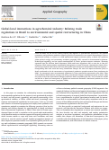 Cover page: Global-local interactions in agrochemical industry: Relating trade regulations in Brazil to environmental and spatial restructuring in China