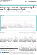 Cover page: VDJPipe: a pipelined tool for pre-processing immune repertoire sequencing data