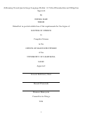 Cover page: Addressing Stereotypes in Large Language Models: A Critical Examination and Mitigation Approach