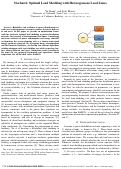 Cover page: Stochastic Optimal Load Shedding with Heterogeneous Load Zones