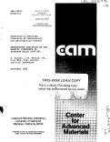 Cover page: TEMPERATURE VARIATION OF THE ELASTIC CONSTANTS OF ALUMINUM ALLOY 2090-T81