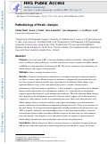 Cover page: Pathobiology of Modic changes