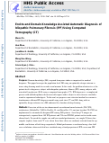 Cover page: End‐to‐end domain knowledge‐assisted automatic diagnosis of idiopathic pulmonary fibrosis (IPF) using computed tomography (CT)