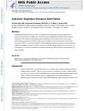 Cover page: Autonomic Regulation Therapy in Heart Failure