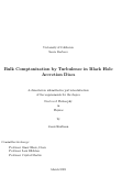 Cover page: Bulk Comptonization by turbulence in black hole accretion discs