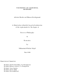 Cover page: Adverse Shocks and Human Development