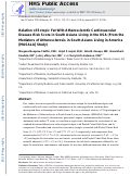 Cover page: Relation of Ectopic Fat with Atherosclerotic Cardiovascular Disease Risk Score in South Asians Living in the United States (from the Mediators of Atherosclerosis in South Asians Living in America [MASALA] Study)