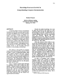 Cover page: Knowledge Structures Involved in Comprehending Computer Documentation