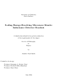 Cover page: Scaling Energy-Resolving Microwave Kinetic Inductance Detector Readout