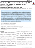 Cover page: The Binding of Monomeric C-Reactive Protein (mCRP) to Integrins αvβ3 and α4β1 Is Related to Its Pro-Inflammatory Action