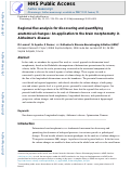 Cover page: Regional flux analysis for discovering and quantifying anatomical changes: An application to the brain morphometry in Alzheimer's disease