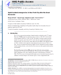 Cover page: Opioid-related emergencies in New York City after the Great Recession