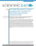 Cover page: The CHRS Data Portal, an easily accessible public repository for PERSIANN global satellite precipitation data