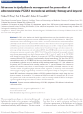 Cover page: Advances in dyslipidemia management for prevention of atherosclerosis: PCSK9 monoclonal antibody therapy and beyond