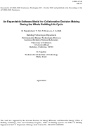 Cover page: An expandable software model for collaborative decision mrking during 
the whole building life cycle