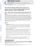 Cover page: Bone turnover biomarkers identify unique prognostic risk groups in men with castration resistant prostate cancer and skeletal metastases: Results from SWOG S0421