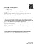 Cover page: Insider Trading: Should It Be Prohibited?