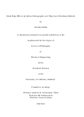 Cover page: Mask Edge Effects in Optical Lithography and Chip Level Modeling Methods