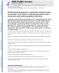 Cover page: Structured training program on confocal laser endomicroscopy for pancreatic cystic lesions: a multicenter prospective study among early-career endosonographers (with video).