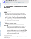 Cover page: The Relationship Between Social Media Data and Crime Rates in the United States