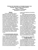 Cover page: Evidence for Interrelated and Isolated Concepts from Prototype and Caricature Classifications