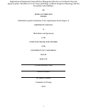 Cover page: ​Implications of Sustainable Vineyard Floor Management Practices on California Vineyard Agroecoystems: The Effect of Cover Crops and Tillage on Whole Grapevine Physiology and Net Ecosystem Carbon Balance