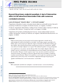 Cover page: Beyond the Primary Endpoint Paradigm: A Test of Intervention Effect in HIV Behavioral Intervention Trials with Numerous Correlated Outcomes