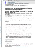 Cover page: Lipoprotein (a) and the risk of elevated depressive symptoms: The Multi-Ethnic Study of Atherosclerosis.