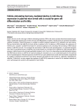 Cover page: Follicle-stimulating hormone-mediated decline in miR-92a-3p expression in pubertal mice Sertoli cells is crucial for germ cell differentiation and fertility