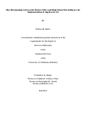 Cover page: How Relationships between the District Office and the High School Sites Influence the Implementation of Algebra for All