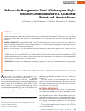 Cover page: Endovascular Management of Distal ACA Aneurysms: Single-Institution Clinical Experience in 22 Consecutive Patients and Literature Review