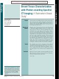 Cover page: Breast Tissue Characterization with Photon-counting Spectral CT Imaging: A Postmortem Breast Study