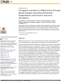 Cover page: Oncogenic mutations in IKKβ function through global changes induced by K63-linked ubiquitination and result in autocrine stimulation