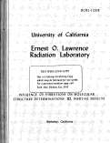 Cover page: INFLUENCE OF VIBRATIONS ON MOLECULAR STRUCTURE DETERMINATIONS III. INERTIAL DEFECTS