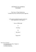 Cover page: The Causes of Trade Globalization: A Political-Economy and World-Systems Approach