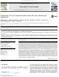 Cover page of Evaluations of in-use emission factors from off-road construction equipment