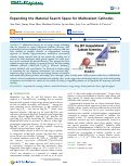Cover page: Expanding the Material Search Space for Multivalent Cathodes