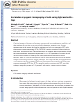 Cover page: Correlative cryogenic tomography of cells using light and soft x-rays