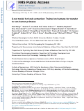 Cover page: U-net model for brain extraction: Trained on humans for transfer to non-human primates