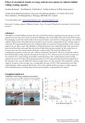 Cover page: Effect of acoustical clouds coverage and air movement on radiant chilled ceiling cooling capacity