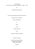 Cover page: A Second Refuge: French Opera and the Huguenot Migration, c. 1680 - c. 1710