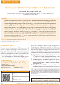 Cover page: Intraocular pressure fluctuation: Is it important?