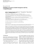 Cover page: Inhibition of Activity of GABA Transporter GAT1 by δ-Opioid Receptor