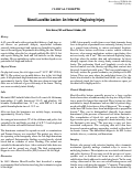 Cover page: Morel-Lavallée Lesion: An Internal Degloving Injury