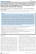 Cover page: Arctic Mustard Flower Color Polymorphism Controlled by Petal-Specific Downregulation at the Threshold of the Anthocyanin Biosynthetic Pathway