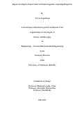 Cover page: Impacts of Adaptive Cruise Control on Urban Congestion: A Queuing Perspective