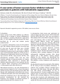 Cover page: A case series of tumor necrosis factor inhibitor-induced psoriasis in patients with hidradenitis suppurativa