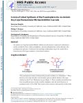 Cover page: Concise Formal Synthesis of the Pseudopterosins via Anionic Oxy-Cope/Transannular Michael Addition Cascade