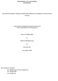 Cover page: Advanced Non-Krylov Subspace Model Order Reduction Techniques for Interconnect Circuits